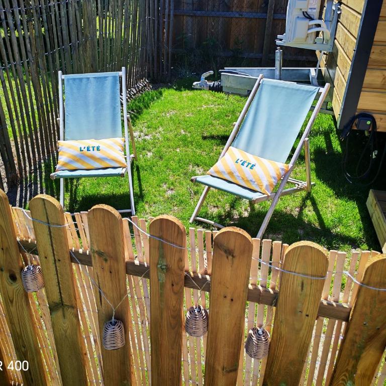 Tiny house climatisée en bord de bassin - Appartement 1 Chambre - 2