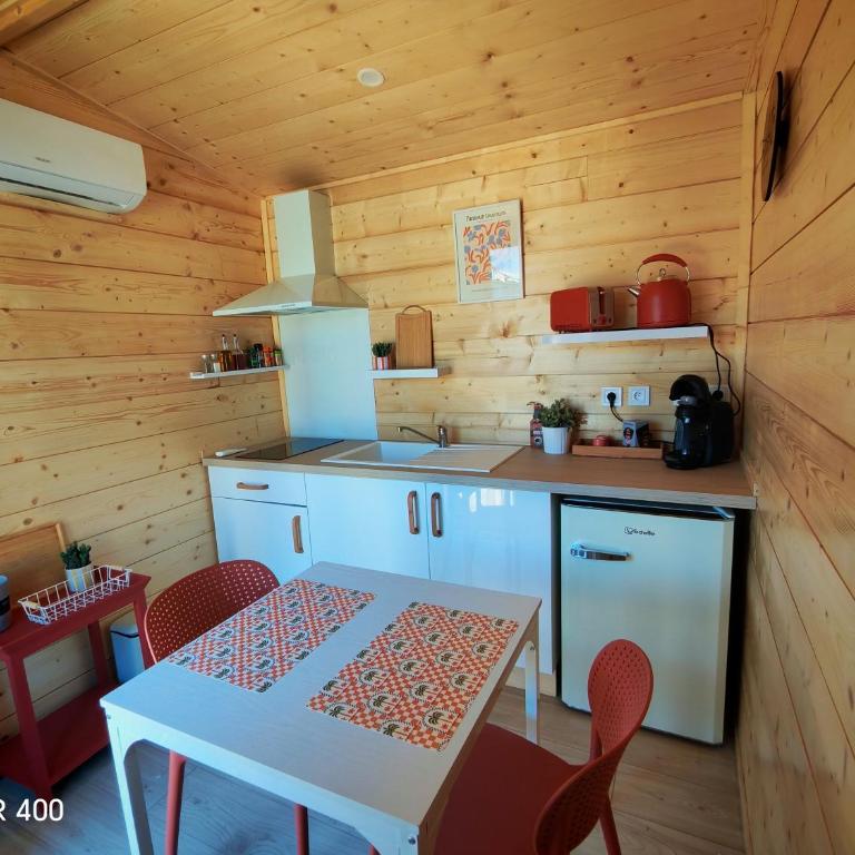 Tiny house climatisée en bord de bassin - Appartement 1 Chambre - 4