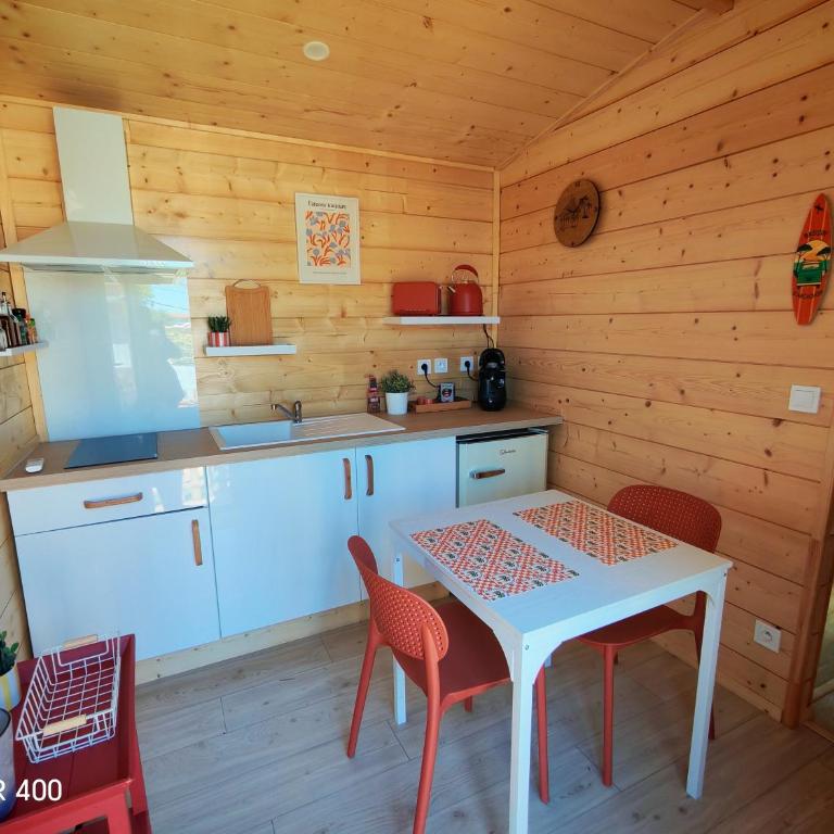 Tiny house climatisée en bord de bassin - Appartement 1 Chambre - 5