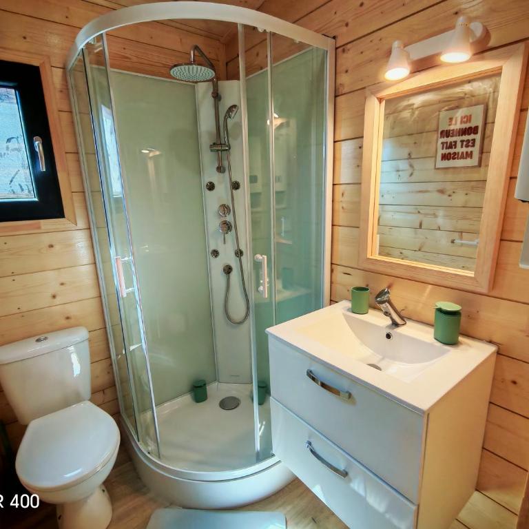 Tiny house climatisée en bord de bassin - Appartement 1 Chambre - 9