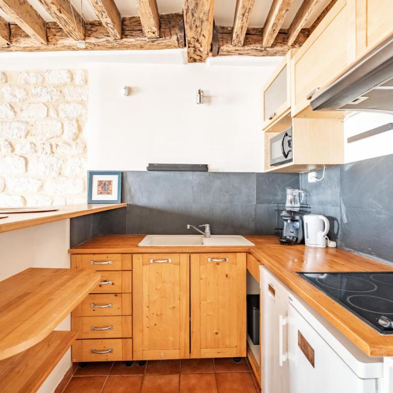 Elegant Design Studio & Montorgueil & Air Conditioning - Apartamento Deluxe de 1 dormitorio - 4