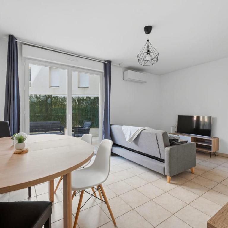 Appartement avec grande terrasse Emplacement central, calme et recherché à Montpellier - Apartment mit 1 Schlafzimmer - 6