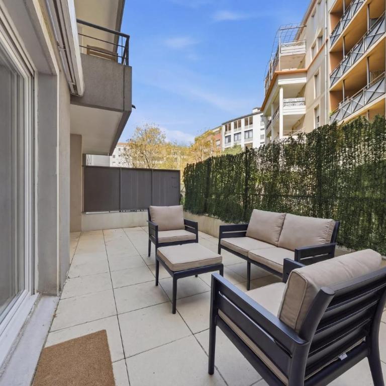 Appartement avec grande terrasse Emplacement central, calme et recherché à Montpellier - Apartment mit 1 Schlafzimmer - 12