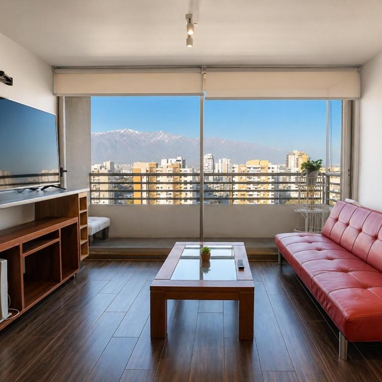 Amplio Departamento 1 dormitorio más sofá cama ideal para Movistar Arena bien conectado - One-Bedroom Apartment - 1