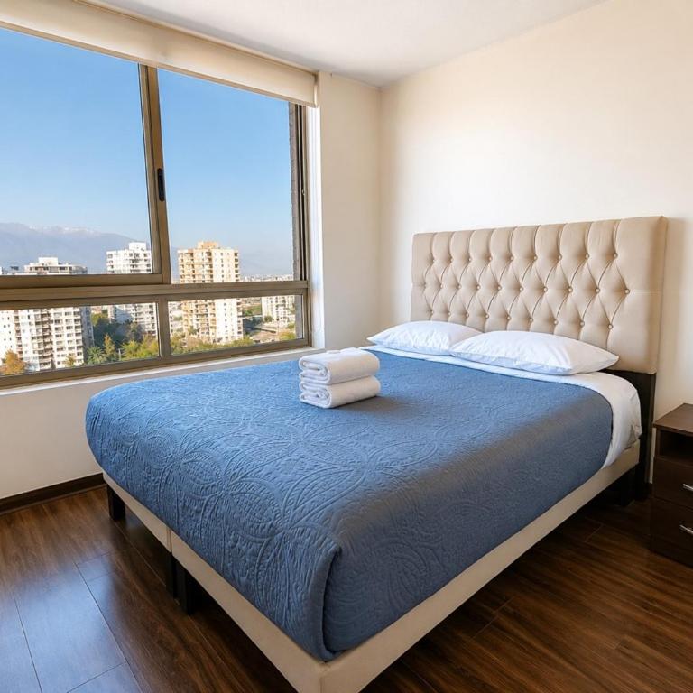 Amplio Departamento 1 dormitorio más sofá cama ideal para Movistar Arena bien conectado - One-Bedroom Apartment - 6