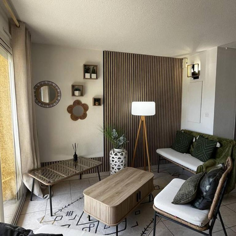 Pavillon T3 climatisé avec terrasse et parking privé à Canet-en-Roussillon - FR-1-696-91 - Appartement - 2