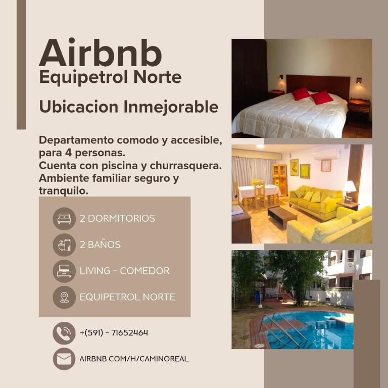 Comfortable and Accessible Equipetrol Norte Apartment - Two-Bedroom Apartment - 10
