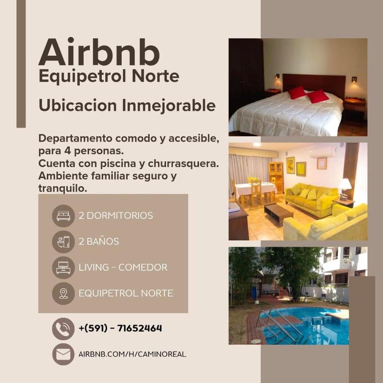 Comfortable and Accessible Equipetrol Norte Apartment - Two-Bedroom Apartment - 20