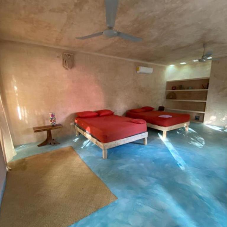 Hostal Mulut Tulum - Habitación Doble Estándar con 2 camas dobles - 2