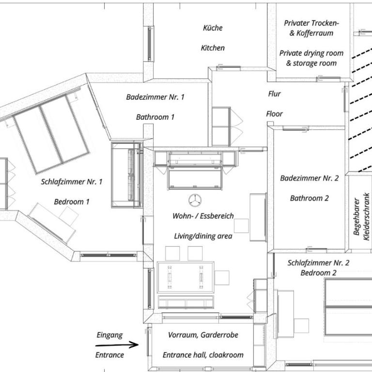 Haus Bergkristall - Deluxe Apartment mit 2 Schlafzimmern - 3