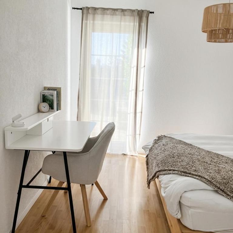 Boho appartement dans villa à Grandson - Deluxe Apartment mit 1 Schlafzimmer und Gartenblick - 5