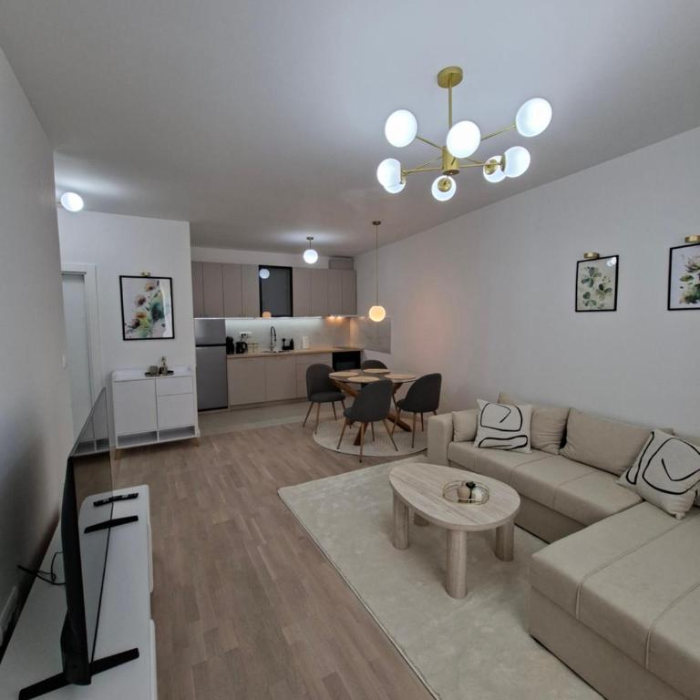 Mocha Suite Modern Beige Apartment with Parking & EV CHRG - One-Bedroom Apartment - 2