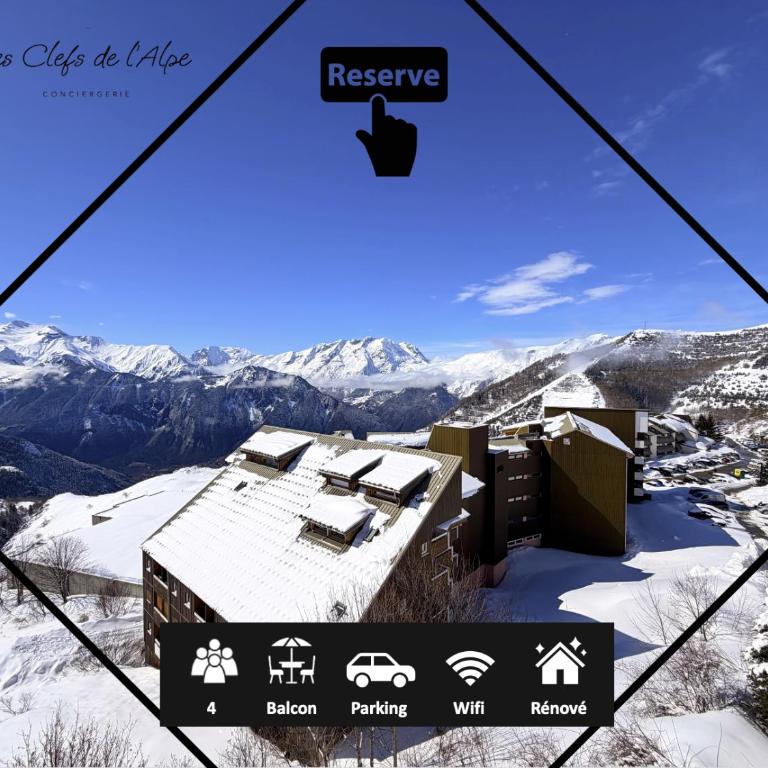 Logement cosy & rénové - Vue exceptionnelle - Appartement 1 Chambre avec Balcon et Vue sur les Montagnes - 1