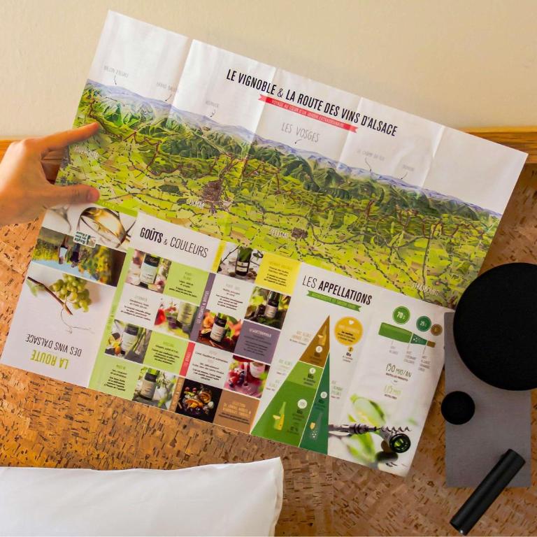 Greet Hotel Colmar - Chambre Double Pop - 1