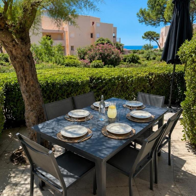 Le Cosy - T4 avec terrasse privée, Face à la mer avec parking et wifi - Apartment mit Terrasse - 4