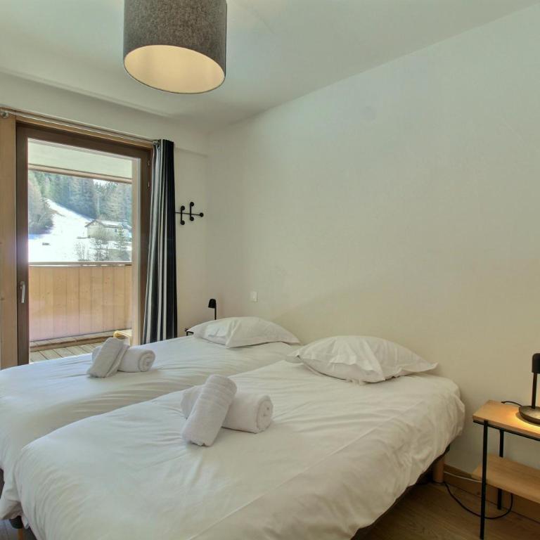 ARC 1600, Résidence Premium LE RIDGE, Appartement 12 personnes Vue Montagne - Ski aux pieds - Sauna, Hammam, Piscine intérieure chauffée, Salle de sport & fitness - Appartement 5 Chambres - 22