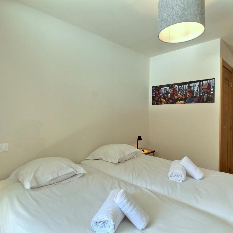 ARC 1600, Résidence Premium LE RIDGE, Appartement 12 personnes Vue Montagne - Ski aux pieds - Sauna, Hammam, Piscine intérieure chauffée, Salle de sport & fitness - Appartement 5 Chambres - 47