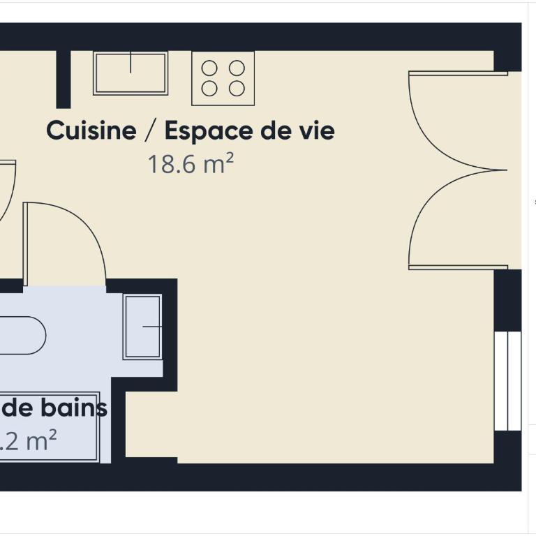 Laniakea - studio pour 3 - piscine commune - Studio - 21
