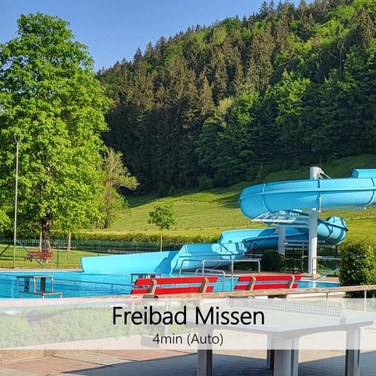Alpenflair im Ferienpark Oberallgäu- Pool- Sauna- Bikepark- Skilift- Loipe- Wanderwege- stilvoll und kinderfreundlich - One-Bedroom Apartment - 45