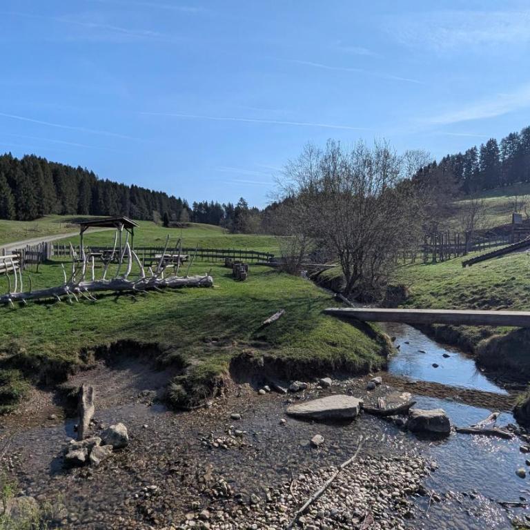 Alpenflair im Ferienpark Oberallgäu- Pool- Sauna- Bikepark- Skilift- Loipe- Wanderwege- stilvoll und kinderfreundlich - One-Bedroom Apartment - 63