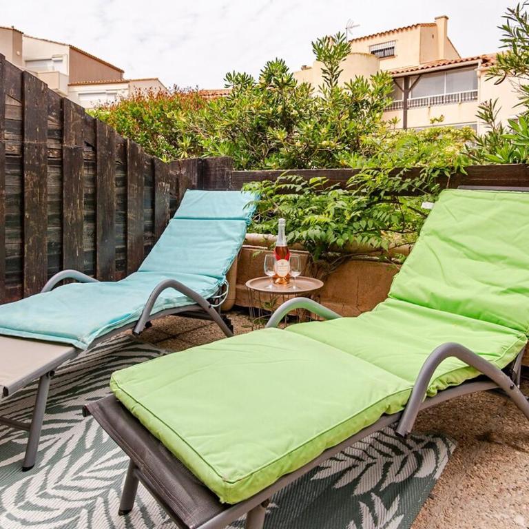 Solea #Terrasse Cosy# Plage et Port 5 min - Appartement 2 Chambres - 5