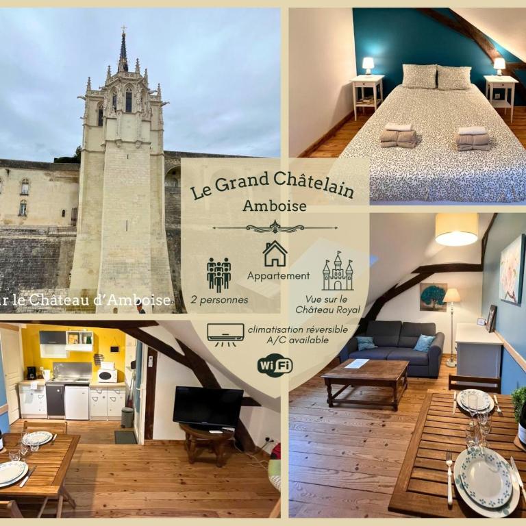 T2 Amboise Climatisé avec vue sur le Château Royal - Superior Apartment mit Stadtblick - 1