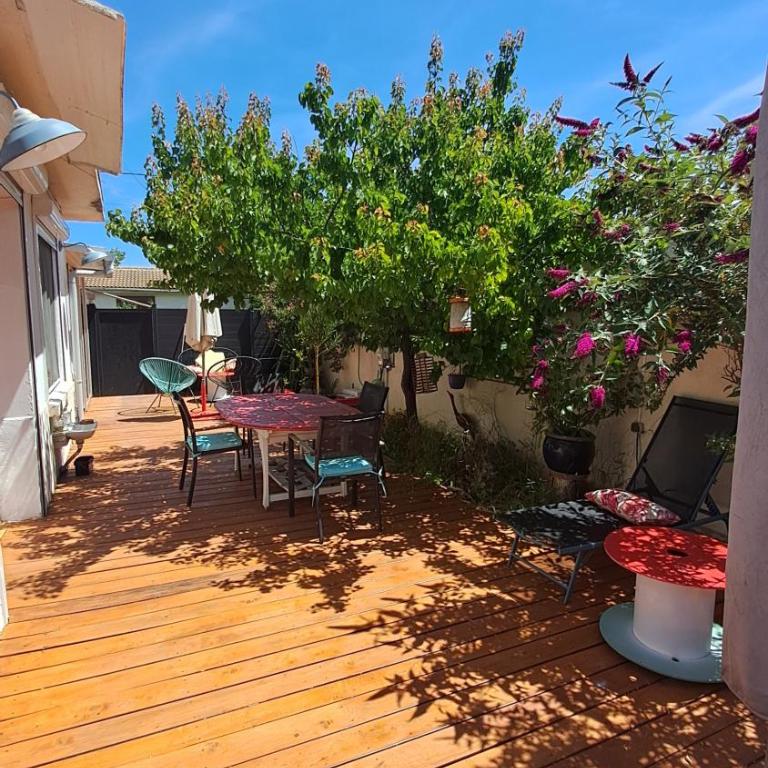 Frontignan villa rez de chausée avec exterieur privatif, Plage 4km - Appartement 2 Chambres - 2