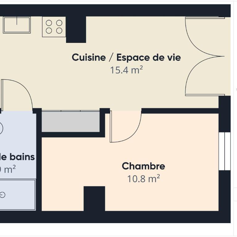 The Board-appartement 4 adt 1 enf -piscine commune - Appartement - 22