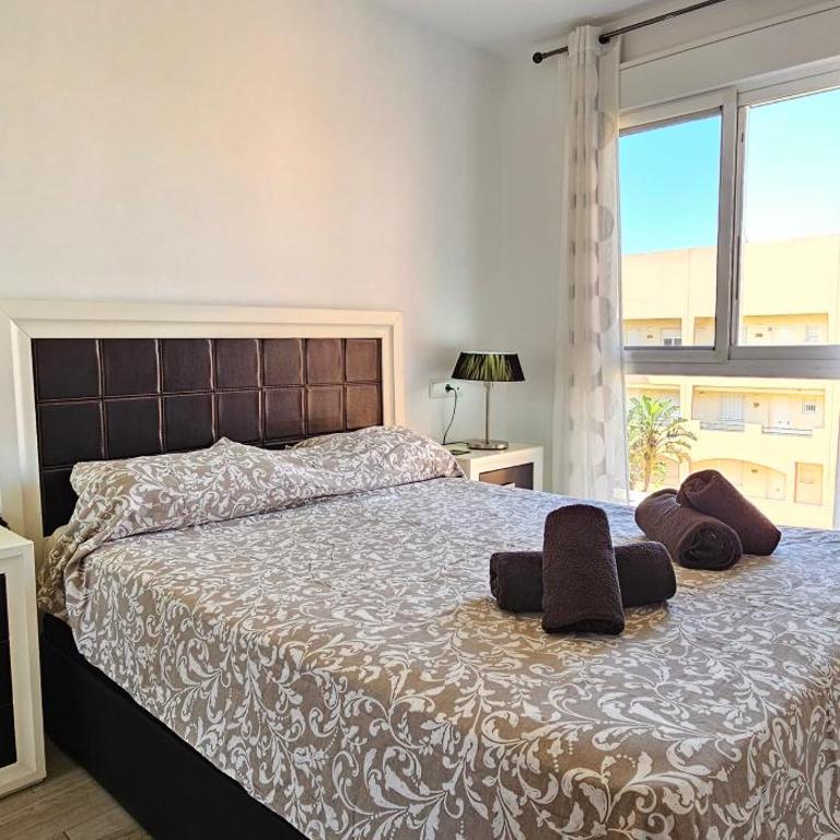 Apartamentos Paraíso Vera Playa, Ed Palmerston, Atico B a pie de Playa, piscina privada en solárium, WI-FI - Apartamento Ático - 16