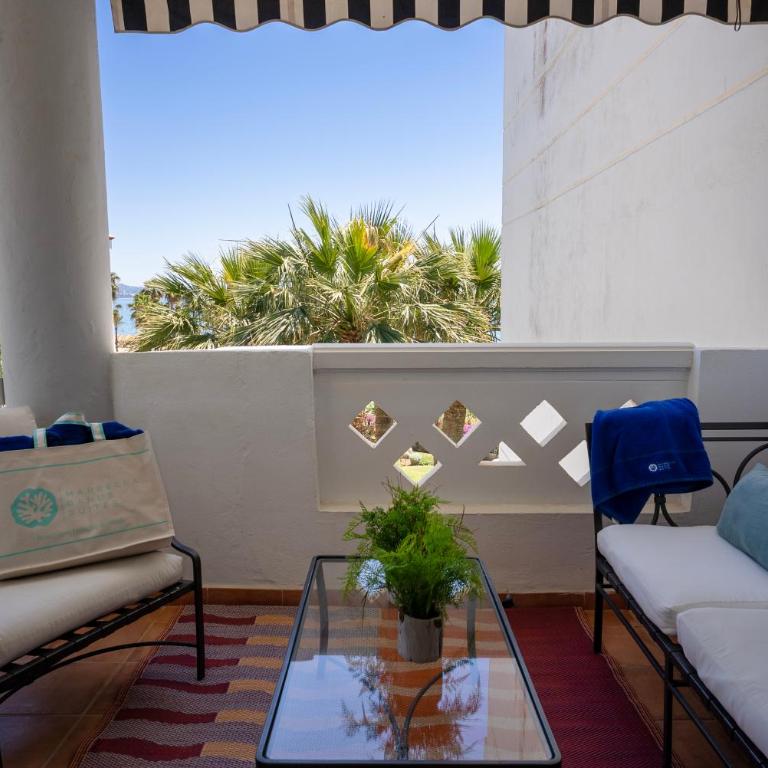 MARBELLA BANUS SUITES - Banús Playa Rocío - Premium 2BR - 2BA - Direct Beach Access - Stunning Sea & Garden Views - Outdoor Terrace - Super Bright - Pool - 3 Min Walk to Puerto Banús - Appartement 2 Chambres avec Terrasse et Vue sur la Mer - 61