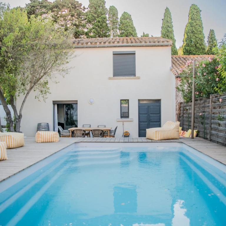 Maison Nomade piscine privée, parking et clim - Haus mit 3 Schlafzimmern - 1