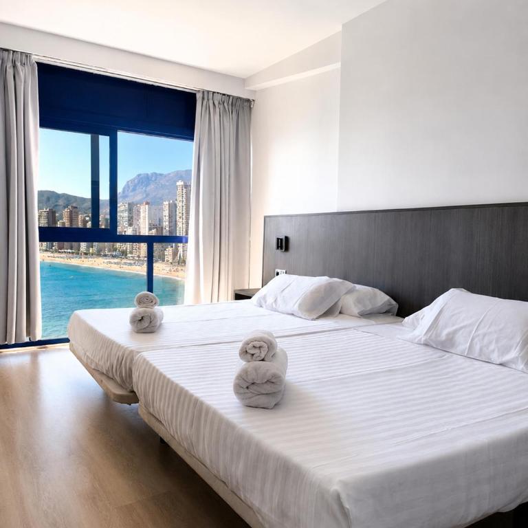 Hotel Bossh Lido - Habitación Doble Deluxe con vistas al mar - 2 camas - 7