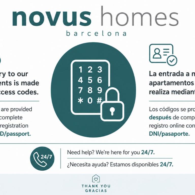 Novus Homes Barcelona Collblanc - Appartamento Premium con 3 Camere da Letto e Balcone - 34