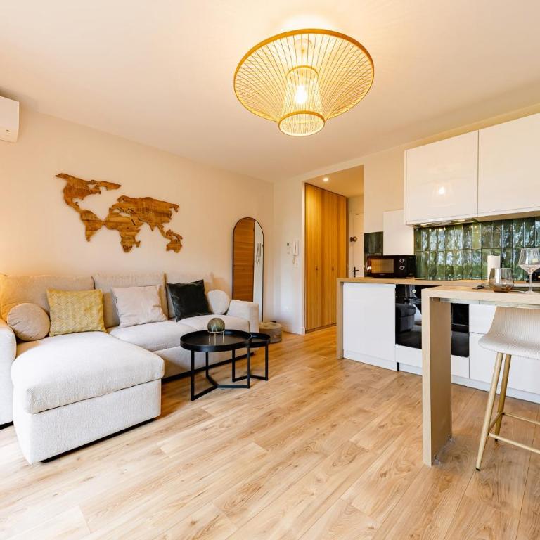 Cozy studio - Sunny terrace - Parking - Appartement - Vue sur Jardin - 7