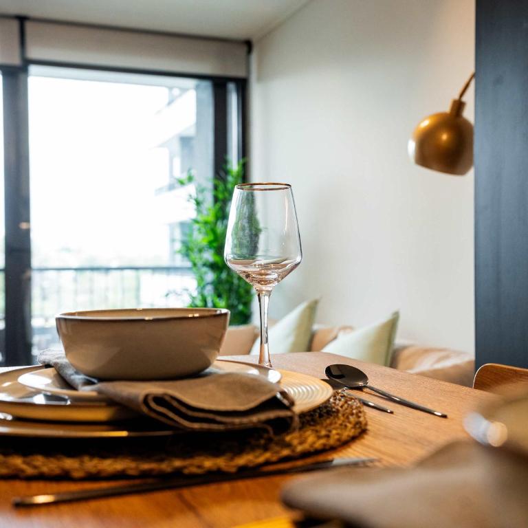 Chic 1BR in Nunoa Cozy Balcony Pool Access - Apartamento - 22