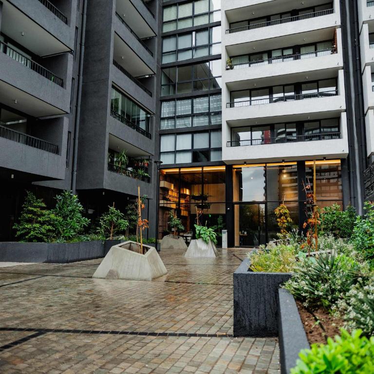 Chic 1BR in Nunoa Cozy Balcony Pool Access - Apartamento - 40