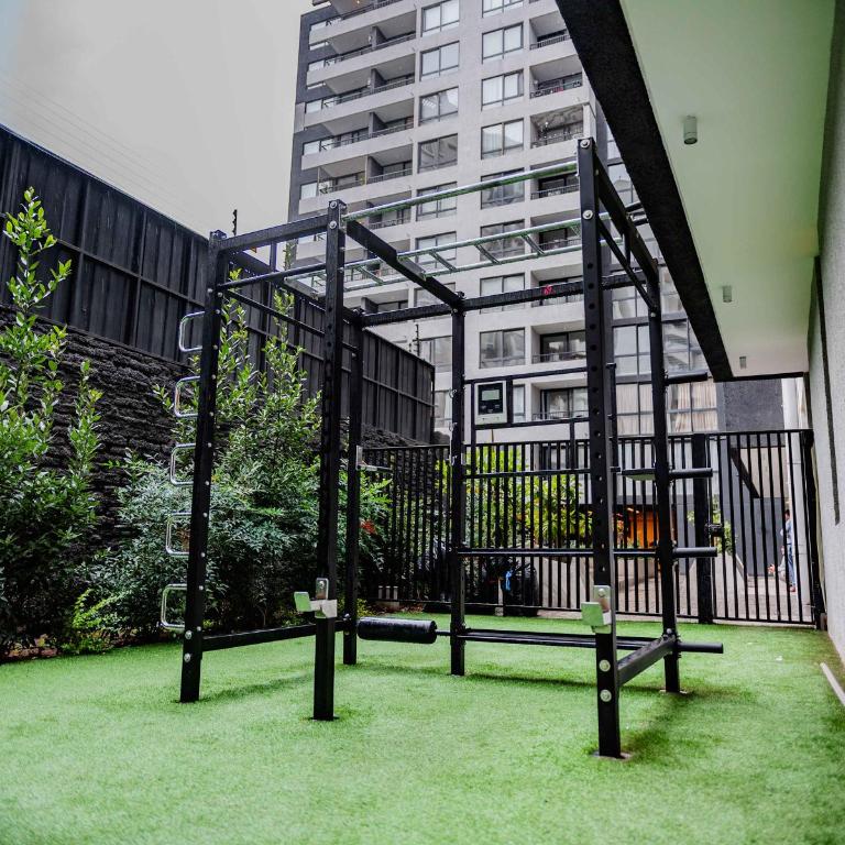 Chic 1BR in Nunoa Cozy Balcony Pool Access - Apartamento - 49