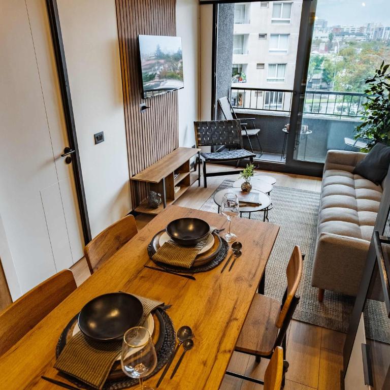 1BR Cozy Nunoa Apt Balcony Modern Comforts - Apartamento - 5