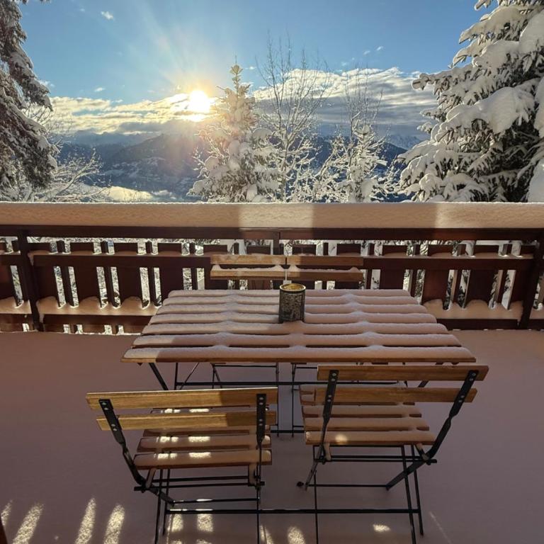 Chalet L'Arzette à Anzère à 2 pas du centre avec magnifique vue sur les montagnes - Chalet mit 3 Schlafzimmern - 14