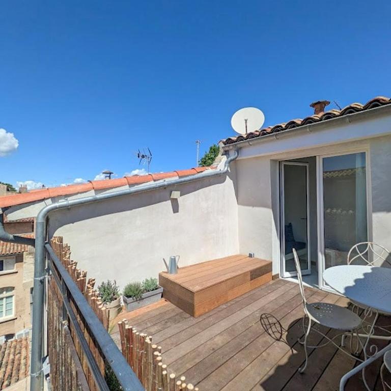 Lou Jauno - Toiture-terrasse plein sud et charme, 5ème, Aix centre - Apartment mit 2 Schlafzimmern - 31