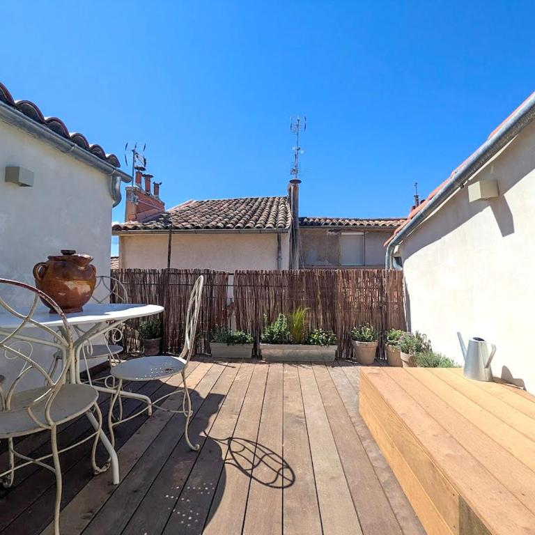 Lou Jauno - Toiture-terrasse plein sud et charme, 5ème, Aix centre - Apartment mit 2 Schlafzimmern - 1