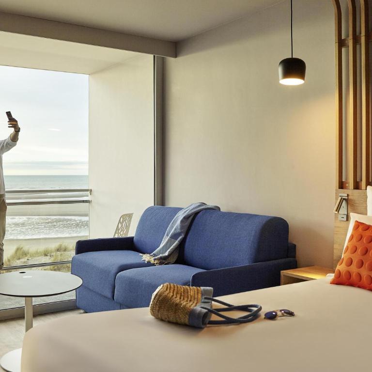 Novotel Thalassa Le Touquet - Chambre Double Supérieure avec Canapé-Lit et Balcon - Vue sur Mer - 5