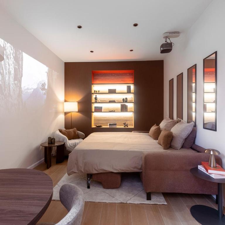 Home cinema - Walking distance to Monaco - Wi-Fi - AC - One-Bedroom Apartment - 10
