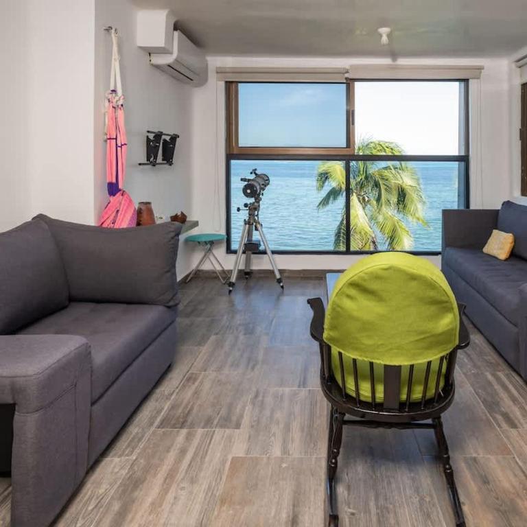Departamentos frente al mar en Puerto Juarez - Studio Apartment with Sea View - 1