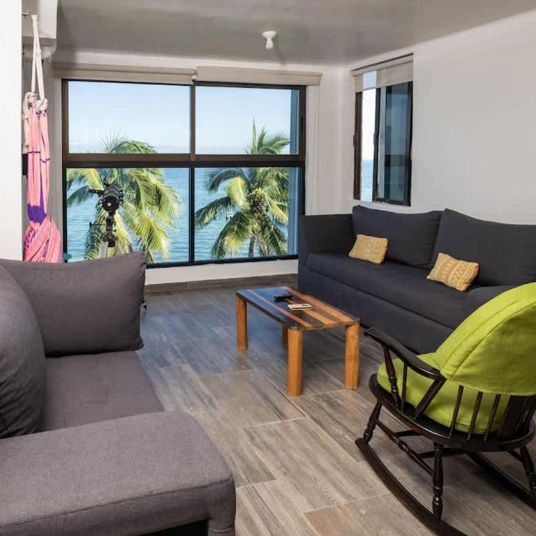 Departamentos frente al mar en Puerto Juarez - Studio Apartment with Sea View - 15