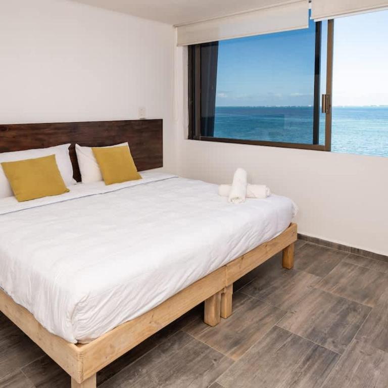 Departamentos frente al mar en Puerto Juarez - Studio Apartment with Sea View - 21