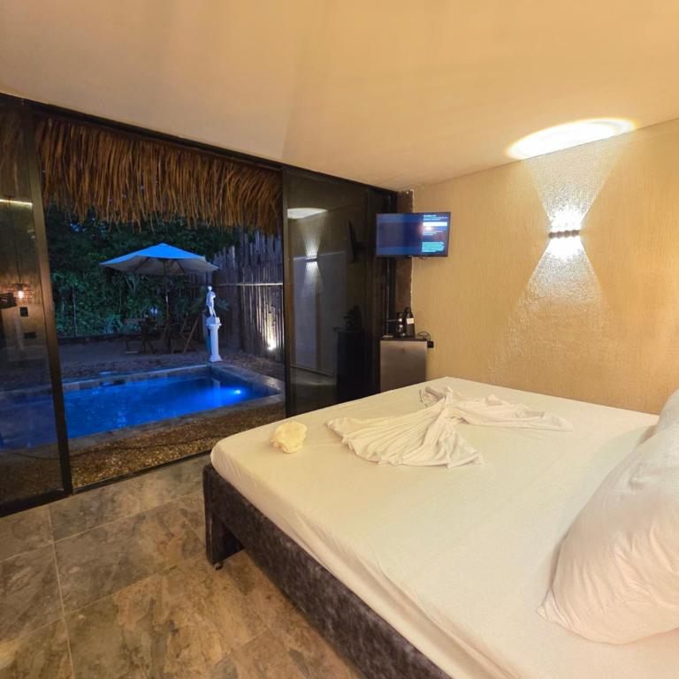 suite campestre parejas con ac y piscina privada - Villa de 1 dormitorio - 14