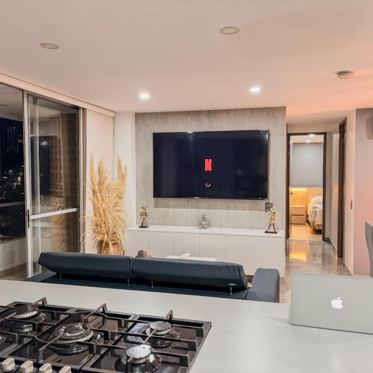 3br apt AC with pool gym sauna, Bbq 10 min Poblado - Apartamento de 3 dormitorios - 31