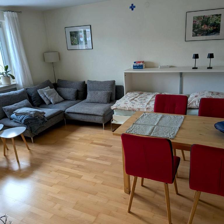 Ferienwohnung Wiesenblume - Apartment mit 1 Schlafzimmer und Terrasse - 51