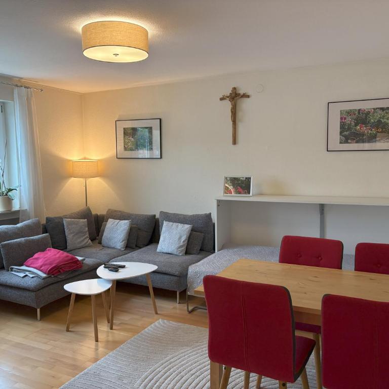 Ferienwohnung Wiesenblume - Apartment mit 1 Schlafzimmer und Terrasse - 58